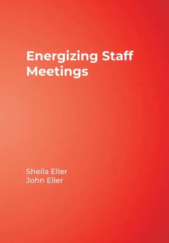 Energizing Staff Meetings