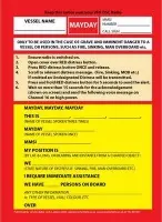 VHF DSC Mayday Procedure Card - Dearn, Robert