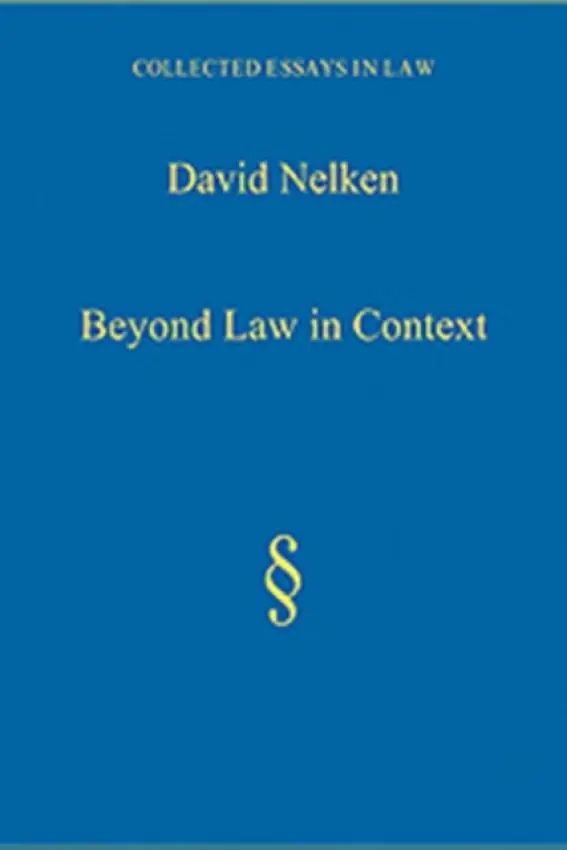 Beyond Law in Context - Nelken, David