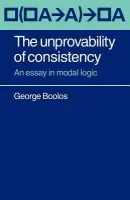 Unprovability of Consistency - Boolos, George