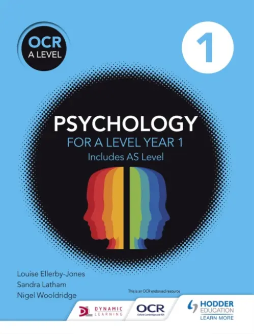 OCR Psychology for A Level Book 1 - Ellerby-Jones, Louise a Latham, Sandra a Wooldridge, Nigel