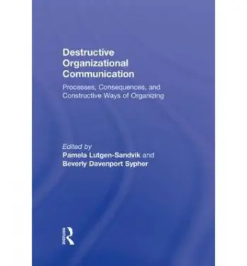 Destructive Organizational Communication