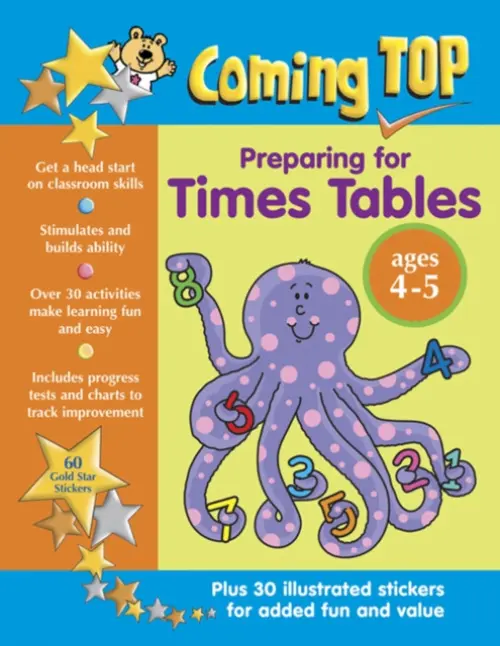 Coming Top: Preparing for Times Tables - Ages 4 - 5 - Somerville Louisa & Smith David