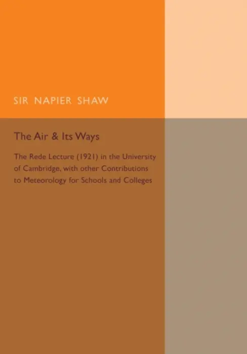 Air and its Ways - Shaw, Napier