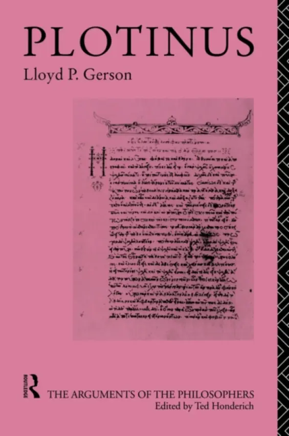 Plotinus-Arg Philosophers - Gerson, Lloyd P.