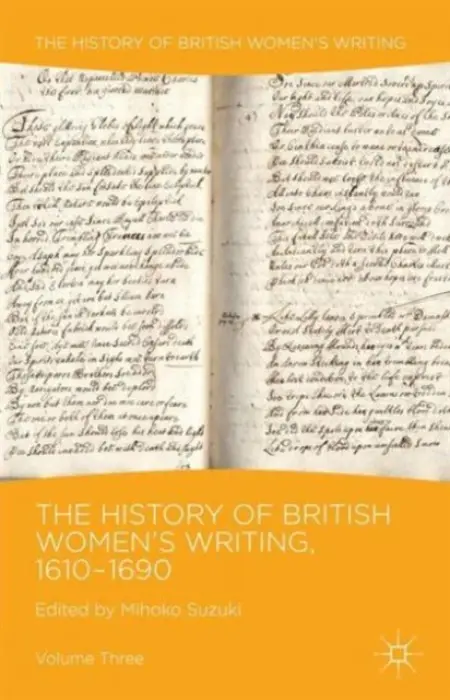 History of British Women's Writing, 1610-1690