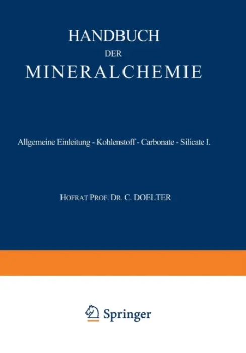 Allgemeine Einleitung - Kohlenstoff - Carbonate - Silicate I