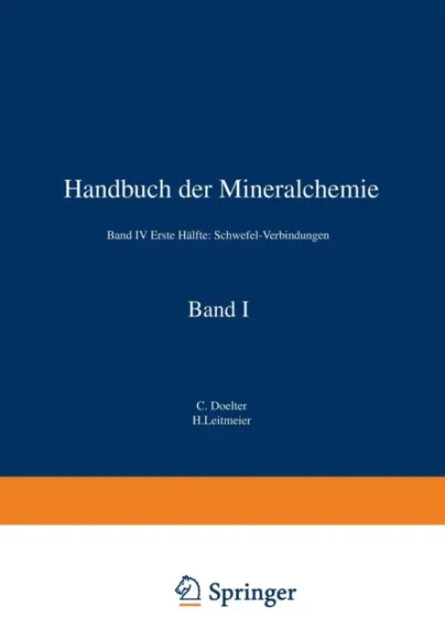 Handbuch der Mineralchemie