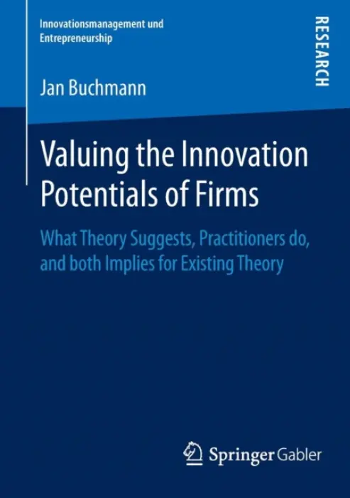 Valuing the Innovation Potentials of Firms - Buchmann, Jan Alexander