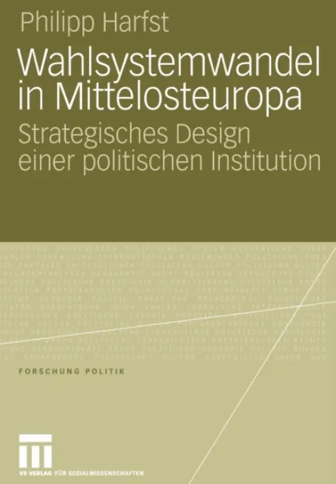 Wahlsystemwandel in Mittelosteuropa - Harfst, Philipp