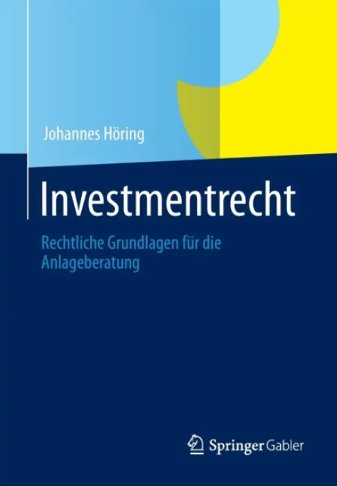 Investmentrecht - Horing, Johannes