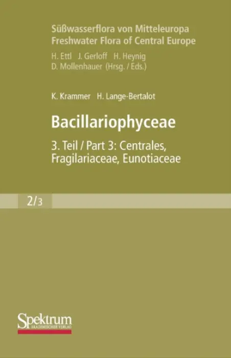 Bacillariophyceae - Krammer, Kurt a Lange-Bertalot, Horst