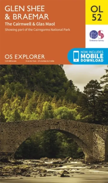 Glen Shee & Braemar, the Cairnwell & Glas Maol - Ordnance Survey