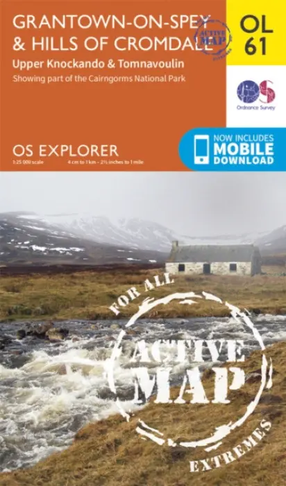 Grantown-on-Spey & Hills of Cromdale, Upper Knockando & Tomnavoulin - Ordnance Survey