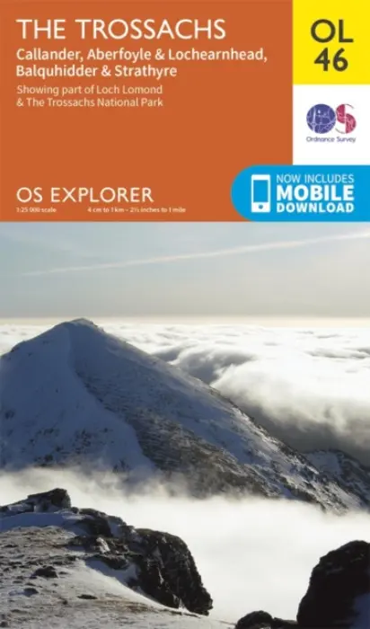 Trossachs, Callander, Aberfoyle & Lochearnhead, Balquhidder & Strathyre - Ordnance Survey