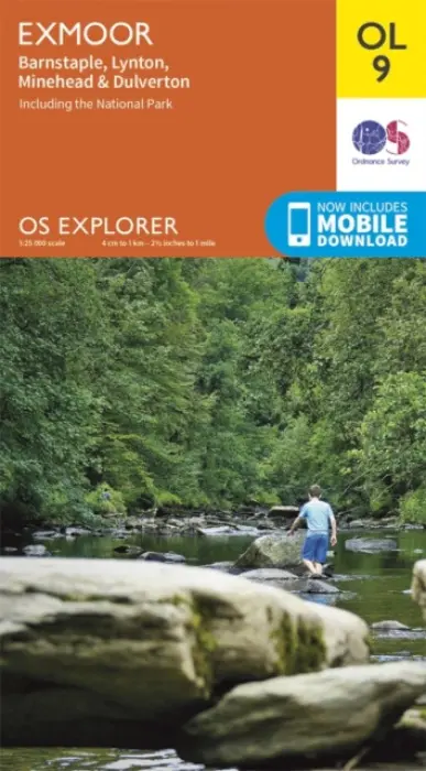 Exmoor, Barnstaple, Lynton, Minehead & Dulverton - Ordnance Survey