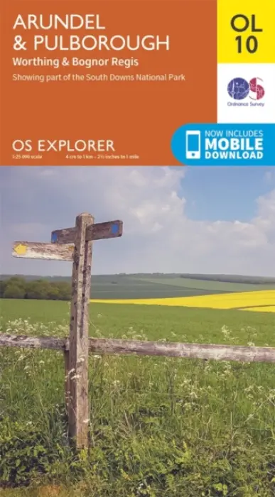 Arundel & Pulborough, Worthing & Bognor Regis - Ordnance Survey