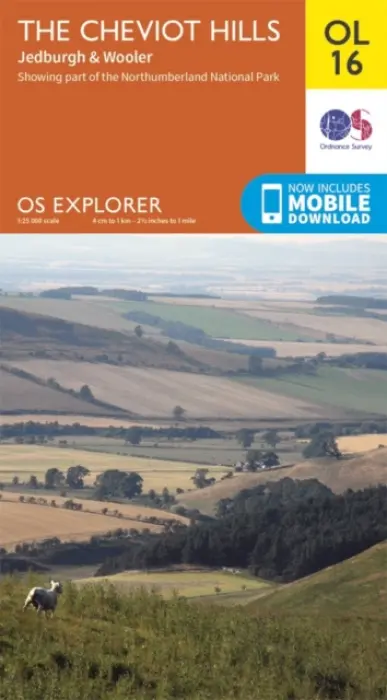 Cheviot Hills, Jedburgh & Wooler - Ordnance Survey
