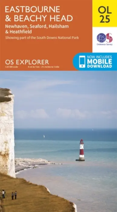 Eastbourne & Beachy Head, Newhaven, Seaford, Hailsham & Heathfield - Ordnance Survey