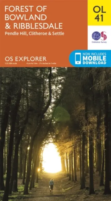Forest of Bowland & Ribblesdale, Pendle Hill, Clitheroe & Settle - Ordnance Survey