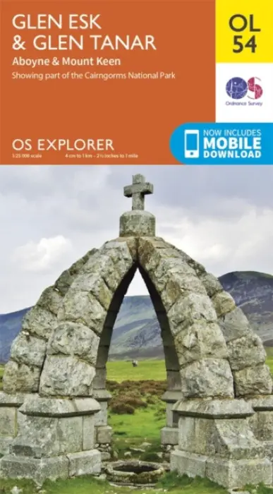 Glen Esk & Glen Tanar, Aboyne & Mount Keen - Ordnance Survey