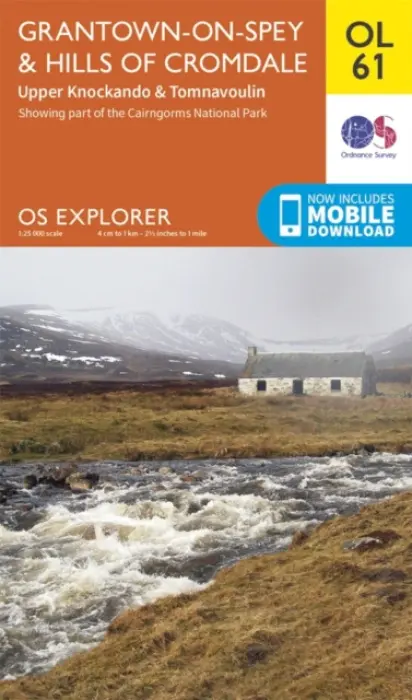 Grantown-on-Spey & Hills of Cromdale, Upper Knockando & Tomnavoulin - Ordnance Survey