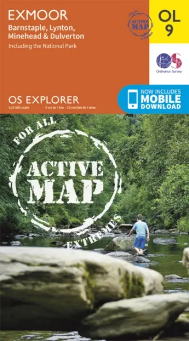 Exmoor, Barnstaple, Lynton, Minehead & Dulverton - Ordnance Survey