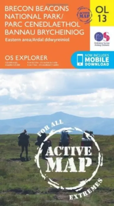 Brecon Beacons National Park / Parc Cenedlaethol Bannau Brycheiniog - Eastern Area / Ardal Ddwyreiniol - Ordnance Survey