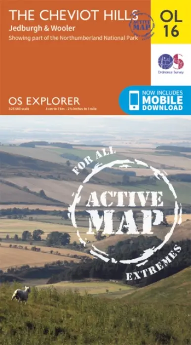 Cheviot Hills, Jedburgh & Wooler - Ordnance Survey
