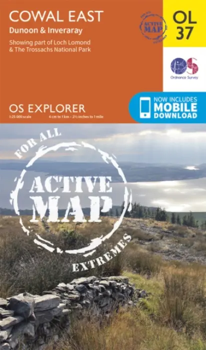 Cowal East, Dunoon & Inverary - Ordnance Survey