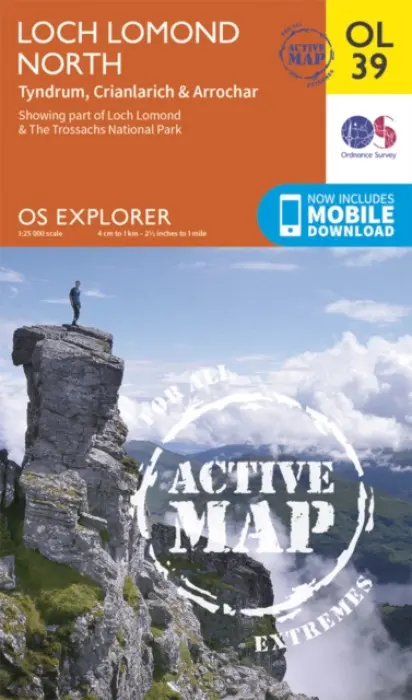 Loch Lomond North, Tyndrum, Crianlarich & Arrochar - Ordnance Survey