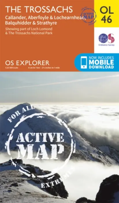 Trossachs, Callander, Aberfoyle & Lochearnhead, Balquhidder & Strathyre - Ordnance Survey