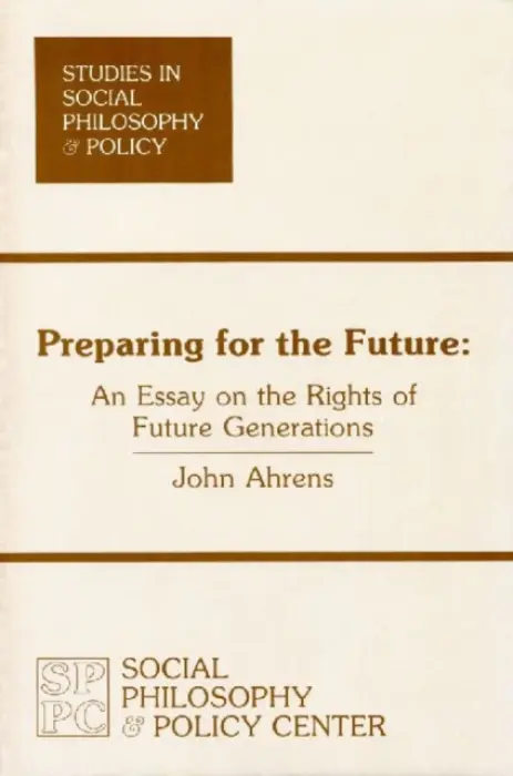 Preparing for the Future - Ahrens, John