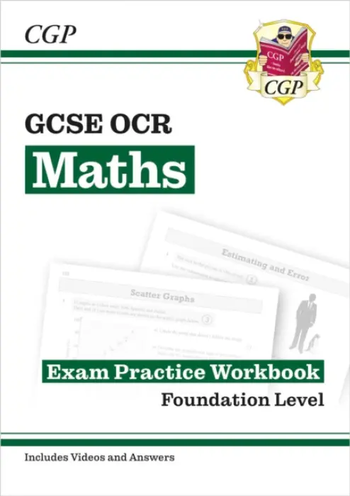 GCSE Maths OCR Exam Practice Workbook: Foundation - includes Video Solutions and Answers - CGP Books