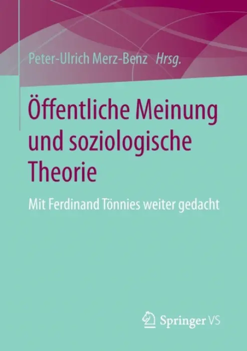 Offentliche Meinung und soziologische Theorie