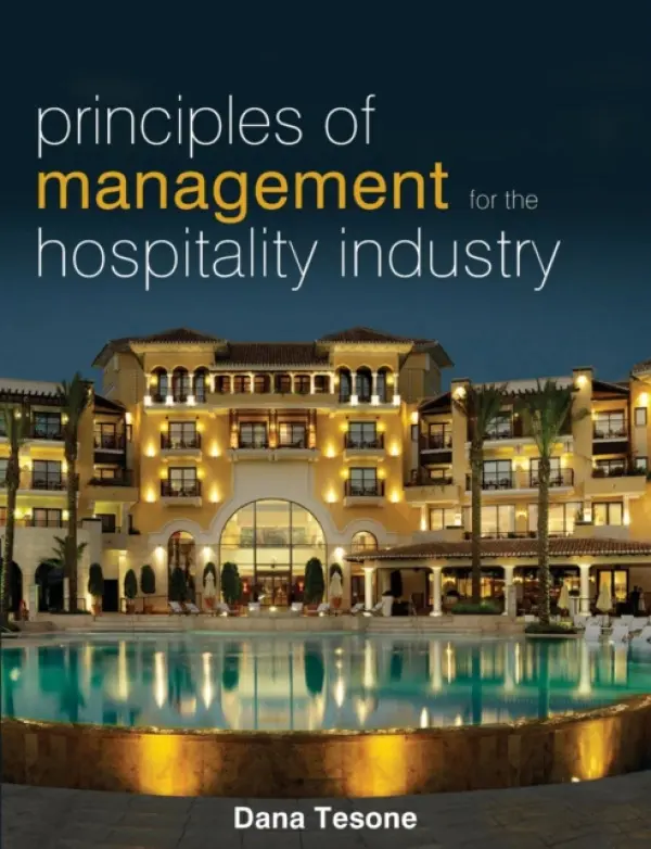 Principles of Management for the Hospitality Industry - Tesone, Dana (University of Central Florida, USA)