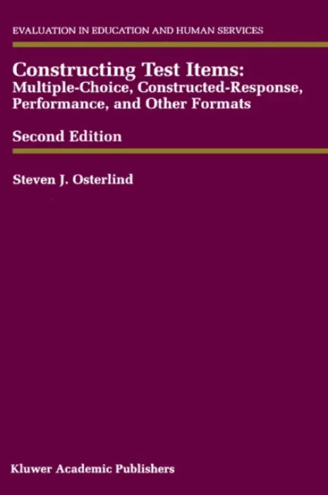 Constructing Test Items - Osterlind, Steven J.