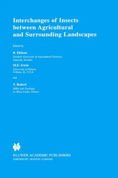 Interchanges of Insects between Agricultural and Surrounding Landscapes