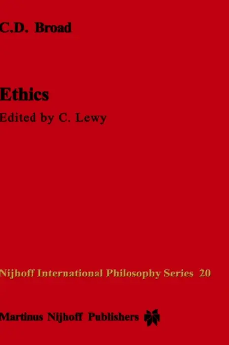 Ethics - Broad, C.D.