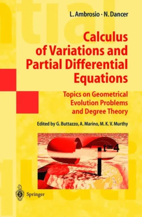Calculus of Variations and Partial Differential Equations - Ambrosio, Luigi a Dancer, Norman
