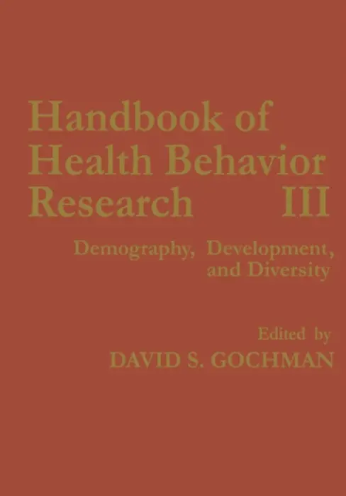 Handbook of Health Behavior Research III