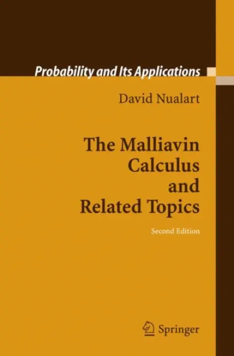 Malliavin Calculus and Related Topics - Nualart, David