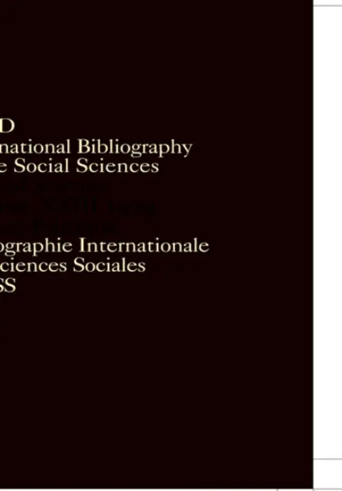 IBSS: Political Science: 1974 Volume 23 - International Committee for Social Science Information and Documentation