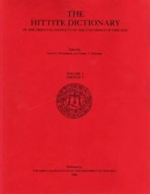 Hittite Dictionary of the Oriental Institute of the University of Chicago Volume L-N, fascicle 3 (miyahuwant- to nai-) - Guterbock, H. G. a Hoffner, Harry A. a van den Hout, T. P. J.