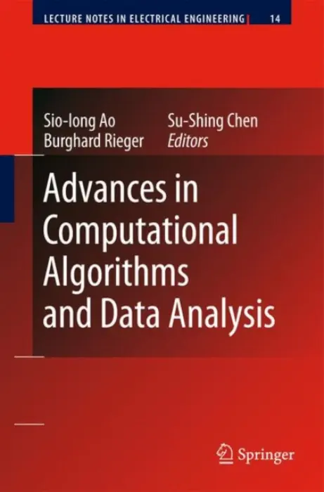 Advances in Computational Algorithms and Data Analysis - Ao, Sio-Iong a Rieger, Burghard B. a Chen, Su-Shing
