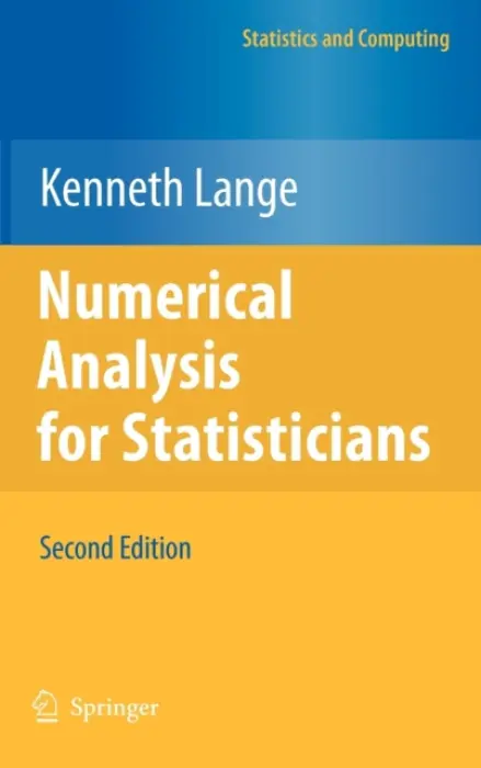 Numerical Analysis for Statisticians - Lange, Kenneth