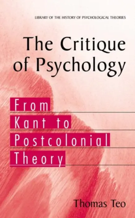 Critique of Psychology - Teo, Thomas