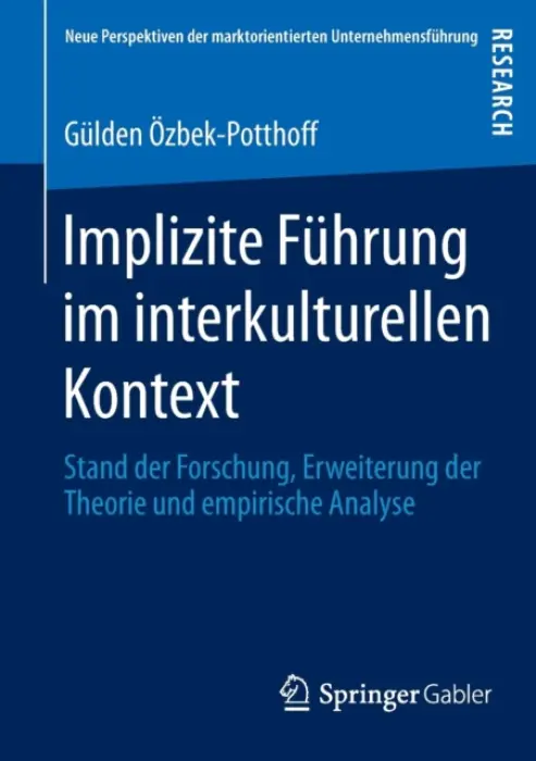 Implizite Fuhrung im interkulturellen Kontext - Ozbek-Potthoff, Gulden