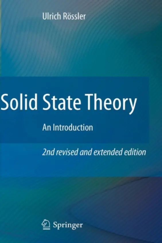 Solid State Theory - Rossler, Ulrich