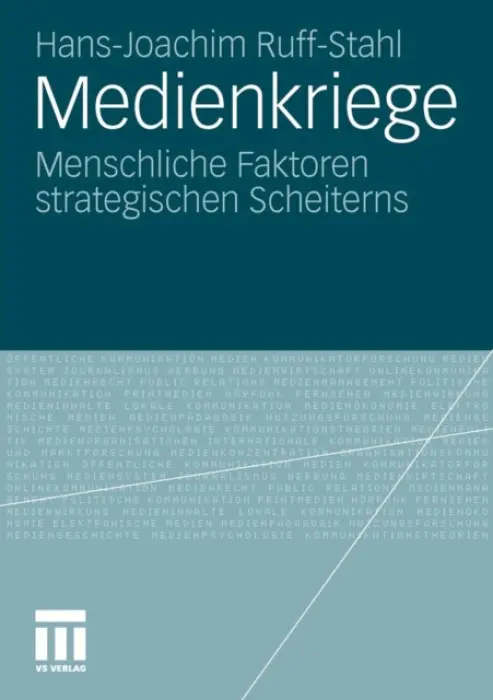 Medienkriege - Ruff-Stahl, Hans-Joachim
